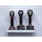 Triton Products 12 In. W x 6 In. D White Epoxy Coated Steel Pegboard Shelf 36 pc. DuraHook Pegboard Hook Assortment 76126W-36 - alternate 2